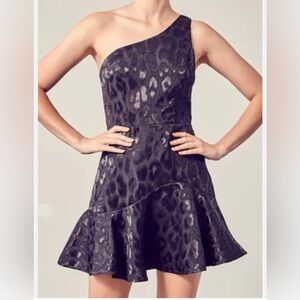 Do+Be Black Leopard Dress